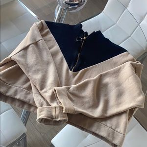 Zara cropped sweater